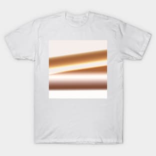 white brown abstract texture art T-Shirt